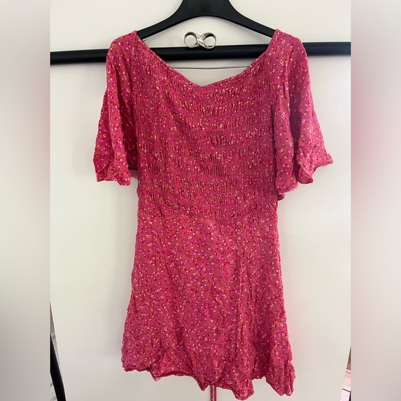 NWT Free People Florence Mini Dress in Femme Combo Pink XL - Picture 6 of 8